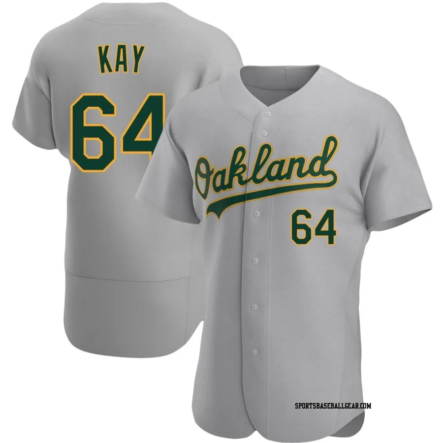 Anthony Kay Men's Oakland Athletics Gray Authentic Road Jersey