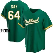 Anthony Kay Men's Oakland Athletics Green Replica Kelly Alternate Jersey