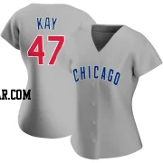 Anthony Kay Women's Chicago Cubs Gray Authentic Road Jersey