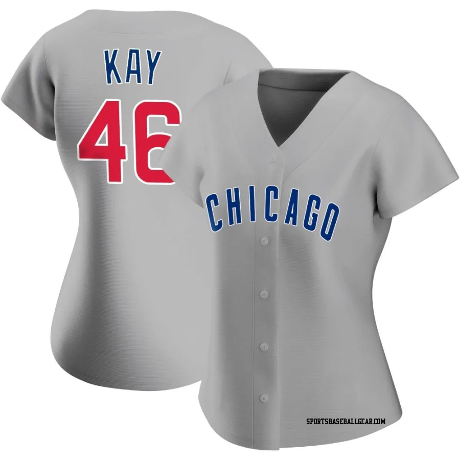 Anthony Kay Women's Chicago Cubs Gray Authentic Road Jersey