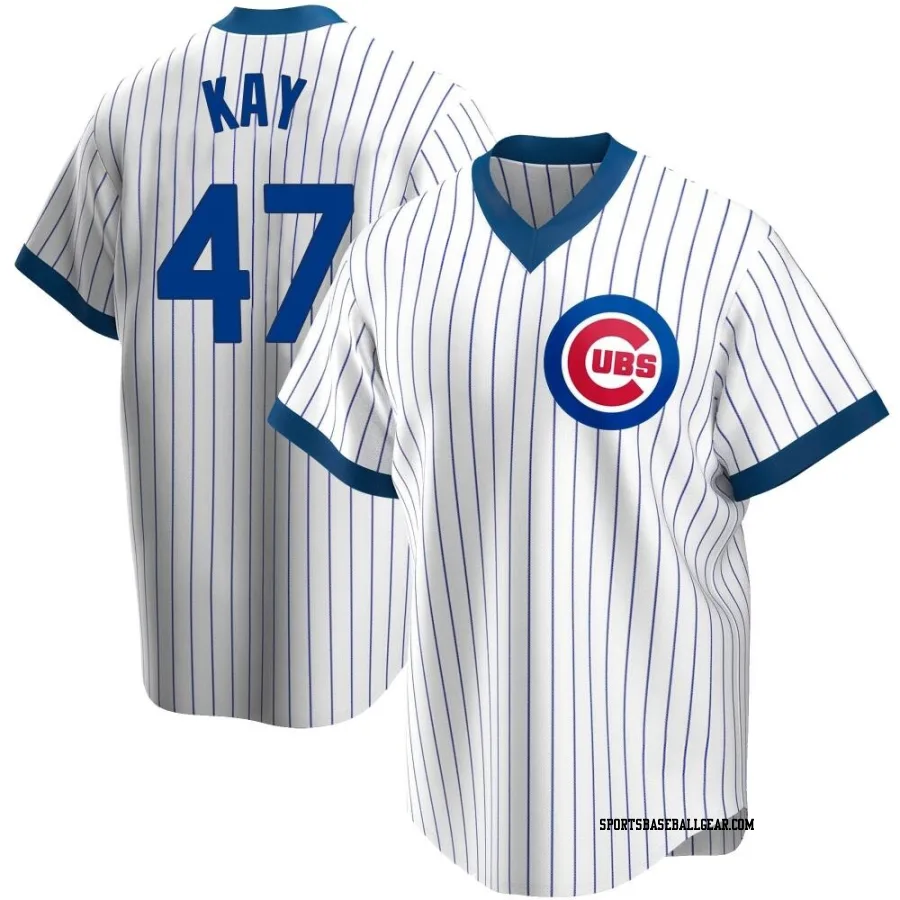 Anthony Kay Youth Chicago Cubs White Replica Home Cooperstown Collection Jersey