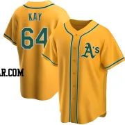 Anthony Kay Youth Oakland Athletics Gold Replica Alternate Jersey