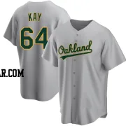 Anthony Kay Youth Oakland Athletics Gray Replica Road Jersey