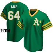 Anthony Kay Youth Oakland Athletics Green Replica R Kelly Road Cooperstown Collection Jersey