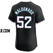 Anthony Maldonado Men's Miami Marlins Black Elite Alternate Vapor Premier Jersey