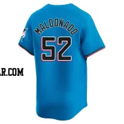 Anthony Maldonado Men's Miami Marlins Blue Limited Alternate Jersey