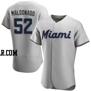 Anthony Maldonado Men's Miami Marlins Gray Authentic Road Jersey