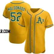 Anthony Maldonado Men's Oakland Athletics Gold Authentic Alternate Jersey