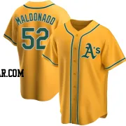 Anthony Maldonado Men's Oakland Athletics Gold Replica Alternate Jersey