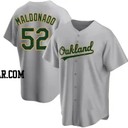 Anthony Maldonado Men's Oakland Athletics Gray Replica Road Jersey