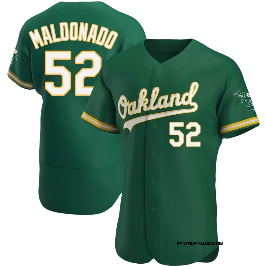 Anthony Maldonado Men's Oakland Athletics Green Authentic Kelly Alternate Jersey