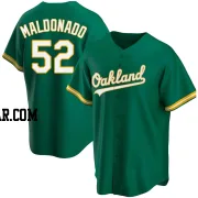 Anthony Maldonado Men's Oakland Athletics Green Replica Kelly Alternate Jersey