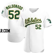 Anthony Maldonado Men's Oakland Athletics White Authentic Home Jersey