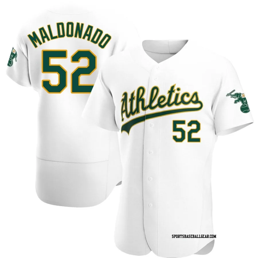 Anthony Maldonado Men's Oakland Athletics White Authentic Home Jersey