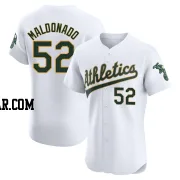 Anthony Maldonado Men's Oakland Athletics White Elite Home Jersey