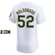 Anthony Maldonado Men's Oakland Athletics White Elite Home Jersey