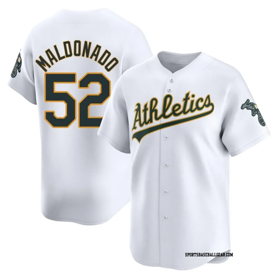 Anthony Maldonado Men's Oakland Athletics White Limited Home Jersey