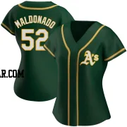 Anthony Maldonado Women's Oakland Athletics Green Authentic Alternate Jersey