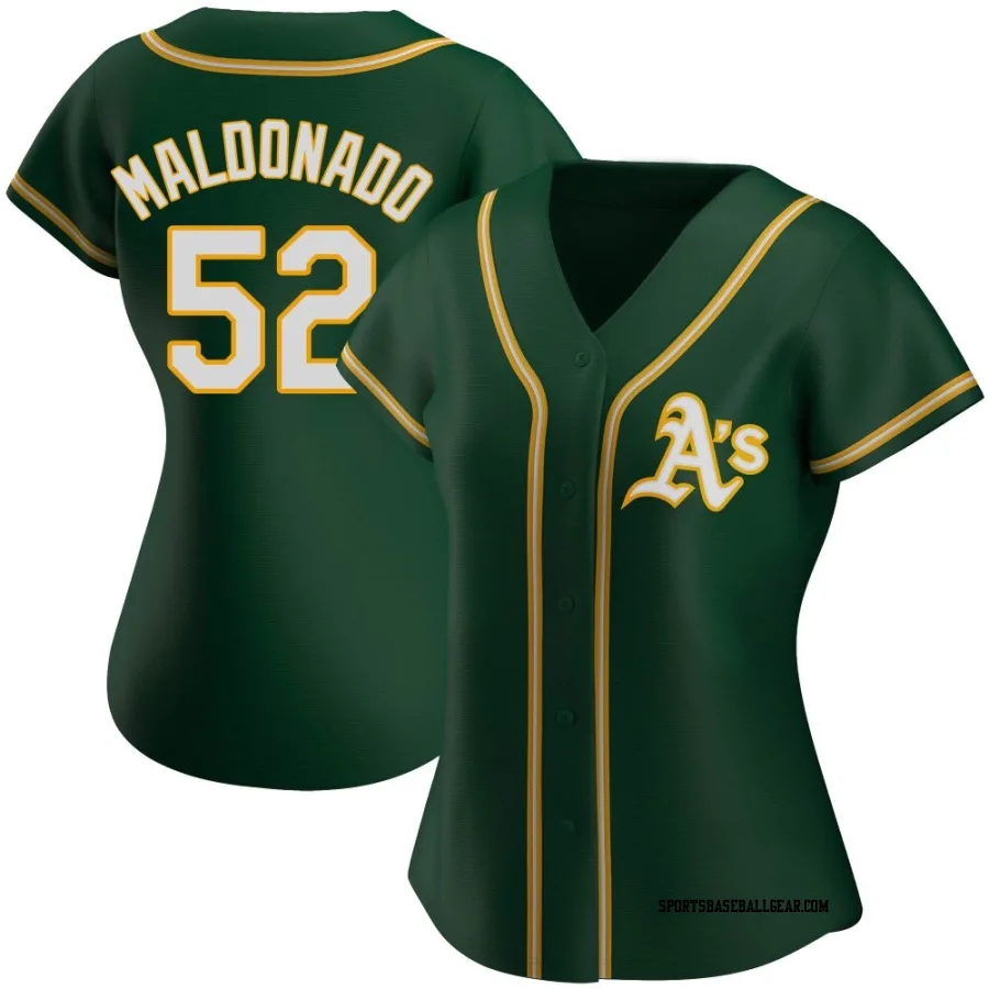 Anthony Maldonado Women's Oakland Athletics Green Authentic Alternate Jersey