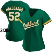 Anthony Maldonado Women's Oakland Athletics Green Authentic Kelly Alternate Jersey