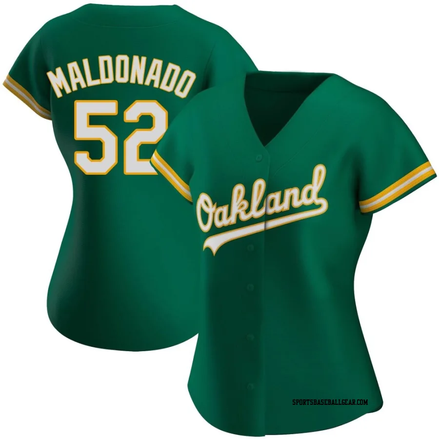 Anthony Maldonado Women's Oakland Athletics Green Replica Kelly Alternate Jersey