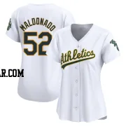 Anthony Maldonado Women's Oakland Athletics White Limited Home Jersey