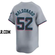 Anthony Maldonado Youth Miami Marlins Gray Limited Road Jersey