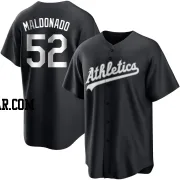 Anthony Maldonado Youth Oakland Athletics Black/White Replica Jersey