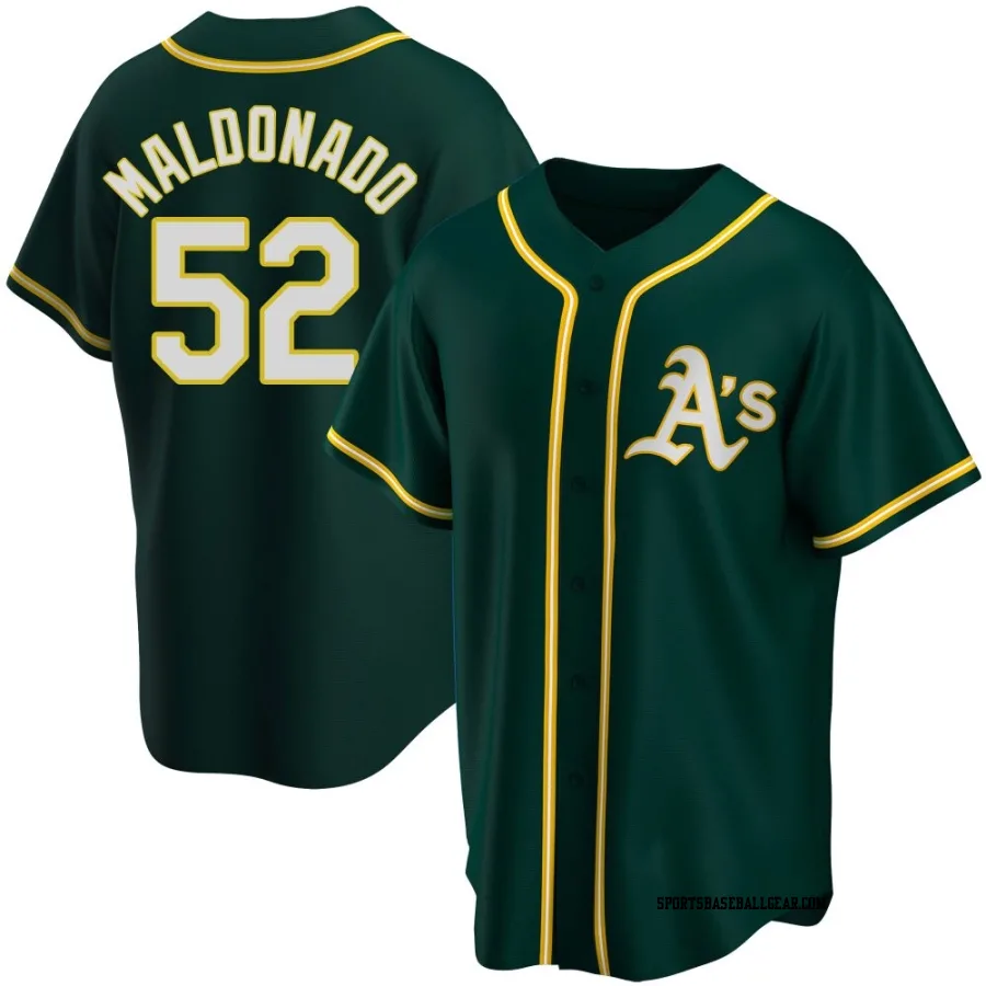 Anthony Maldonado Youth Oakland Athletics Green Replica Alternate Jersey