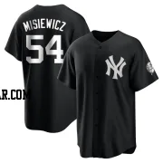 Anthony Misiewicz Men's New York Yankees Black/White Replica Jersey