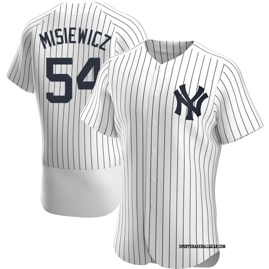 Anthony Misiewicz Men's New York Yankees White Authentic Home Jersey