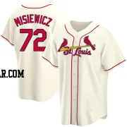 Anthony Misiewicz Men's St. Louis Cardinals Cream Replica Alternate Jersey