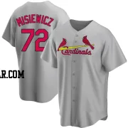 Anthony Misiewicz Men's St. Louis Cardinals Gray Replica Road Jersey