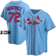 Anthony Misiewicz Men's St. Louis Cardinals Light Blue Replica Alternate Jersey