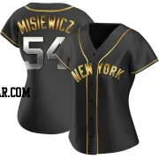 Anthony Misiewicz Women's New York Yankees Black Golden Replica Alternate Jersey