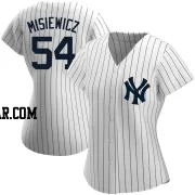 Anthony Misiewicz Women's New York Yankees White Replica Home Name Jersey