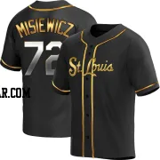 Anthony Misiewicz Youth St. Louis Cardinals Black Golden Replica Alternate Jersey