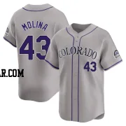 Anthony Molina Men's Colorado Rockies Gray Limited Road Jersey