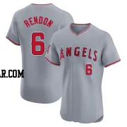 Anthony Rendon Men's Los Angeles Angels Gray Elite Road Jersey