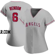 Anthony Rendon Women's Los Angeles Angels Authentic Silver Road Jersey