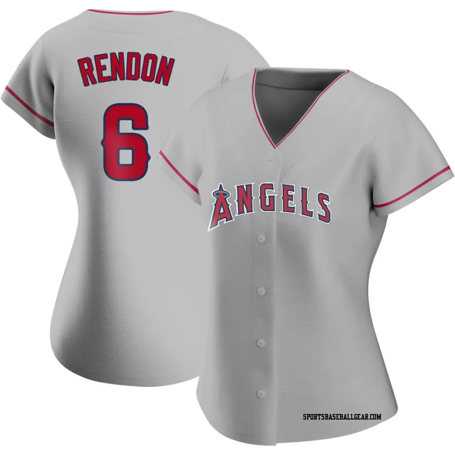 Anthony Rendon Women's Los Angeles Angels Authentic Silver Road Jersey