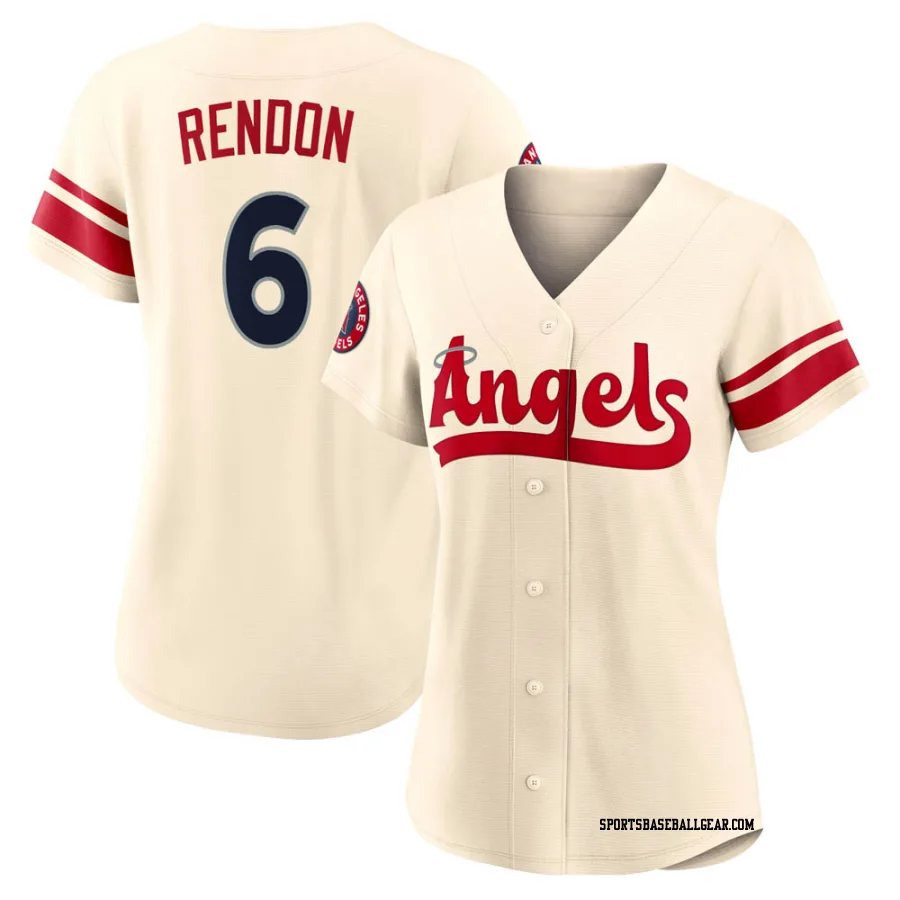 Anthony Rendon Women's Los Angeles Angels Cream Replica 2022 City Connect Jersey