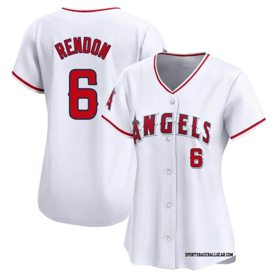 Anthony Rendon Women's Los Angeles Angels White Limited Home Jersey