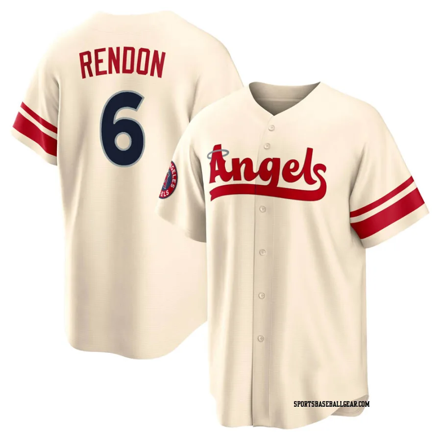 Anthony Rendon Youth Los Angeles Angels Cream Replica 2022 City Connect Jersey