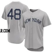 Anthony Rizzo Men's New York Yankees Gray Authentic 2021 Field of Dreams Jersey