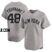 Anthony Rizzo Men's New York Yankees Gray Limited Away Jersey