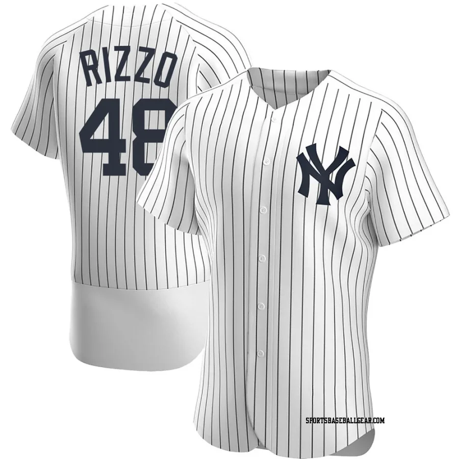 Anthony Rizzo Men's New York Yankees White Authentic Home Jersey