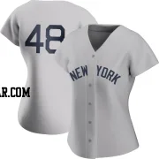 Anthony Rizzo Women's New York Yankees Gray Authentic 2021 Field of Dreams Jersey