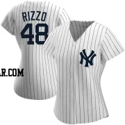 Anthony Rizzo Women's New York Yankees White Authentic Home Name Jersey