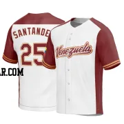 Anthony Santander Men's Venezuela Baseball White Replica 2023 World Baseball Classic Jersey